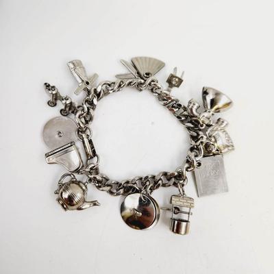 STAINLESS STEEL CHAIN / CHARM DANGLE BRACELET