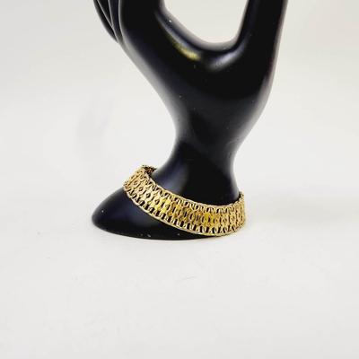 VINTAGE MONET GOLD TONED CHAIN BRACELET