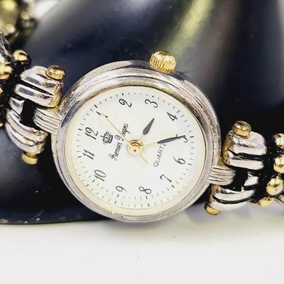 PREMIER DESIGN SILVER TONED BRACELET WATCH