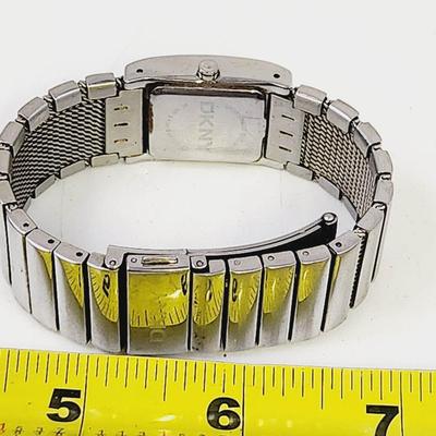 DKNY NY3687 SILVER STEEL WATCH W/ CRYSTALS AROUND THE FACE WATCH