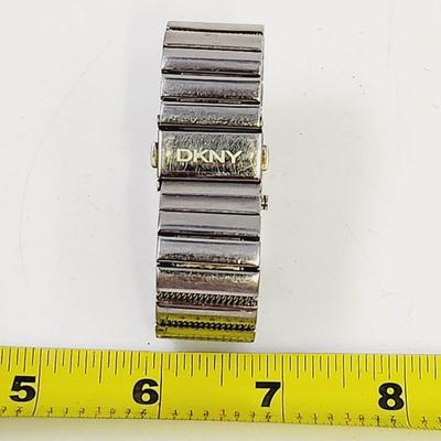 DKNY NY3687 SILVER STEEL WATCH W/ CRYSTALS AROUND THE FACE WATCH