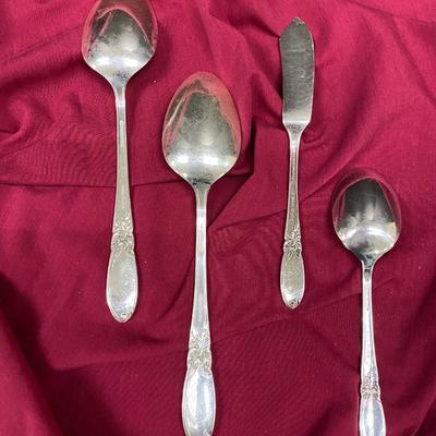 Community Silver ware in the White Orchid Pattern