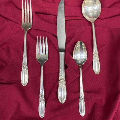 Community Silver ware in the White Orchid Pattern