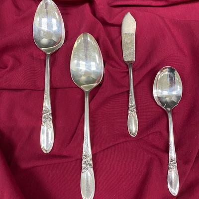 Community Silver ware in the White Orchid Pattern