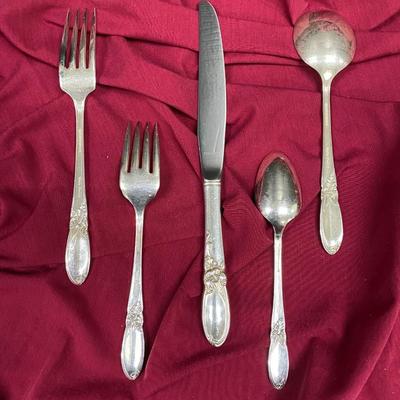 Community Silver ware in the White Orchid Pattern