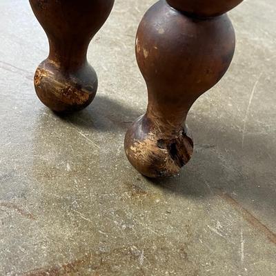 1329 Antique Cherry Half Drop Leaf Banquet Table