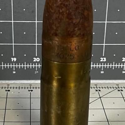 Vintage US Army 37mm Cannon Shell