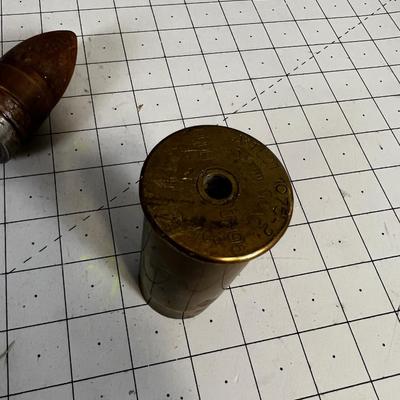 Vintage US Army 37mm Cannon Shell