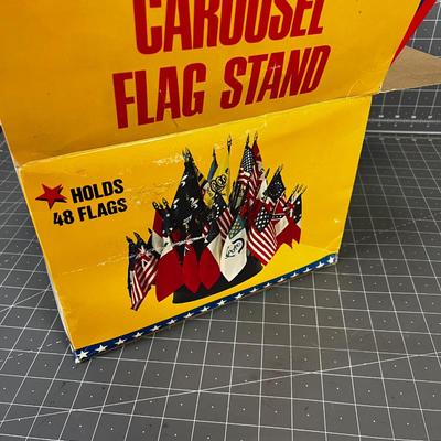 Carousel Flag Stand All 48 Historic Flags 