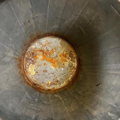 Industrial Metal Trash Can