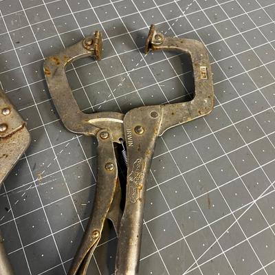 2 Vice Grip Welding Clamps