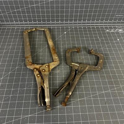 2 Vice Grip Welding Clamps