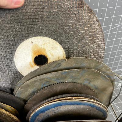 Basket full of Abrasive Wheels 