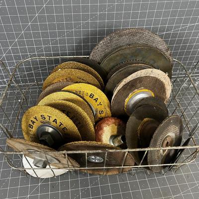 Basket full of Abrasive Wheels 