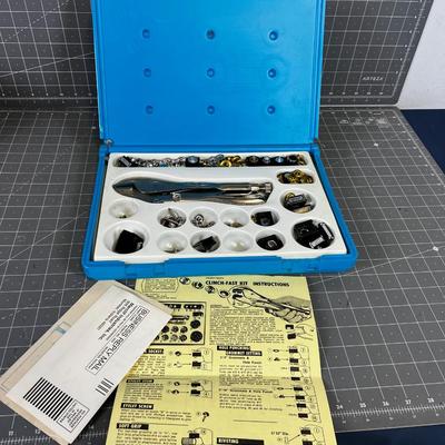 Clinch Fast Kit for Grommets and Snaps