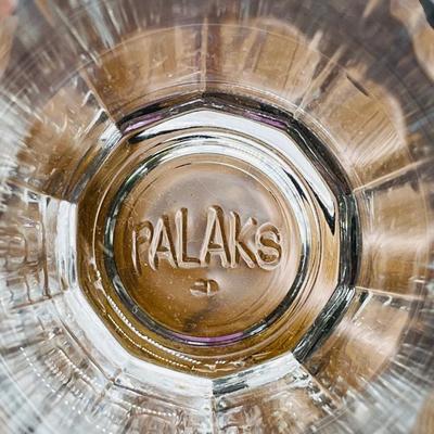 PALAKS ~ Set (6) Six ~ Gold Rimmed Highball Glasses
