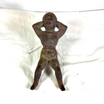 1348 Vintage Naughty Nellie Cast Iron Boot Jack