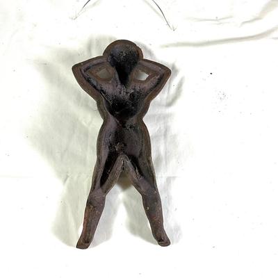 1348 Vintage Naughty Nellie Cast Iron Boot Jack