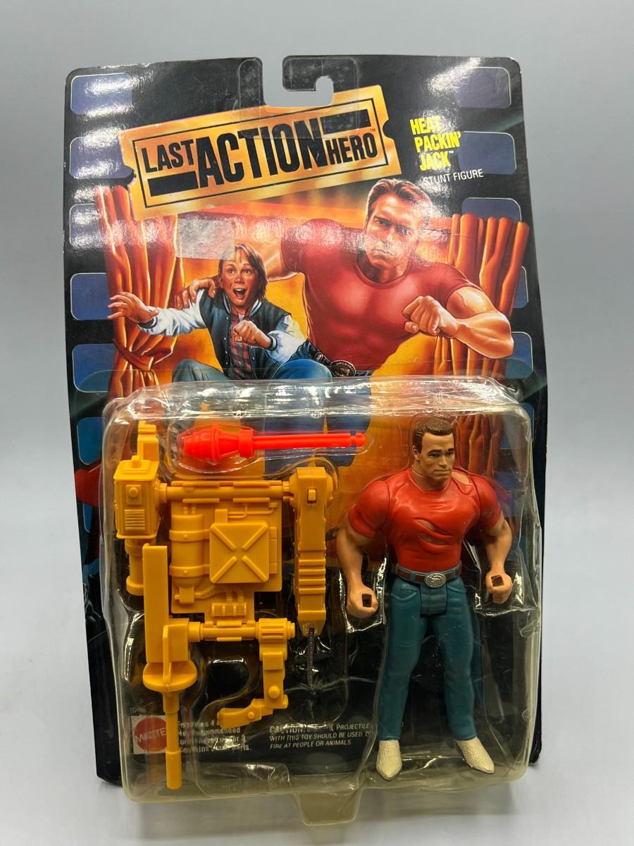 Vintage Mattel Last Action Hero #10668 Heat Packin Jack Slater Arnold ...