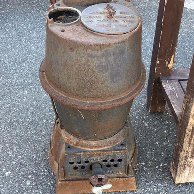 Antique Metal Heater