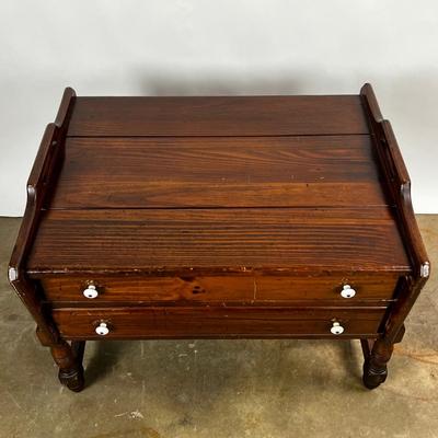 1331 Pine Coffee Table 2 Drawers