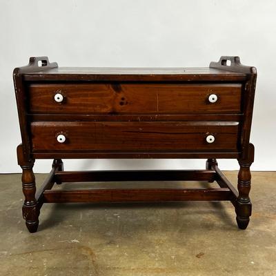 1331 Pine Coffee Table 2 Drawers