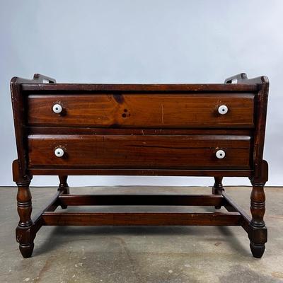 1331 Pine Coffee Table 2 Drawers