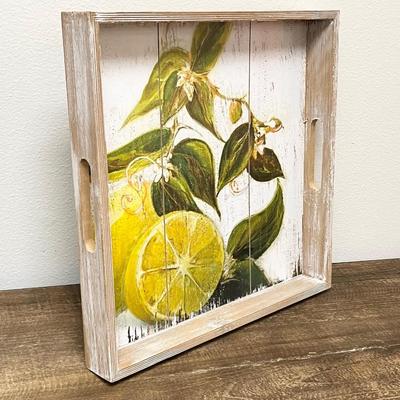 Lemon Print Tray