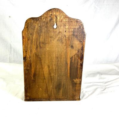 1354 Antique Wooden Spice Cabinet