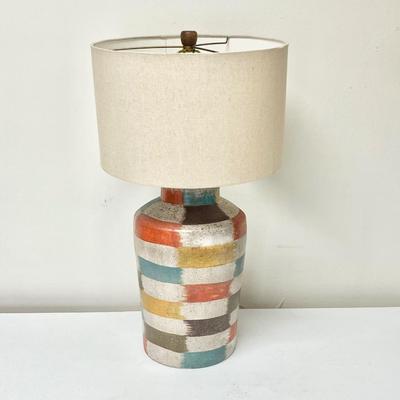 Ceramic California Lamp ~ Cream Shade