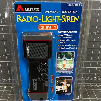 RADIO LIGHT SIREN, NEW 