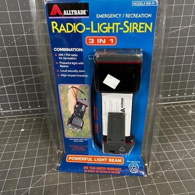 RADIO LIGHT SIREN, NEW 