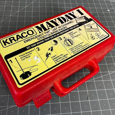 Kraco Emergency CB Radio with Carrying Case