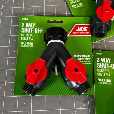 2-way hose Shutoff Valve