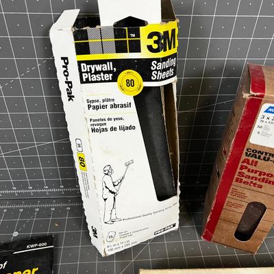 Mixed Lot of Sandpaper 
