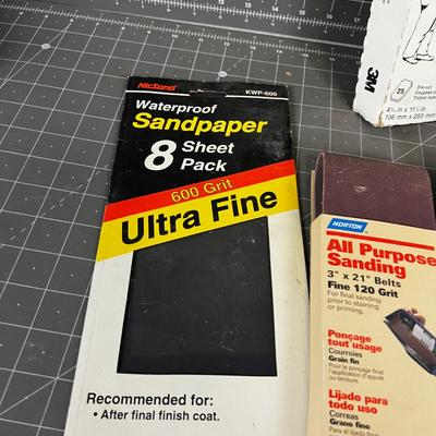Mixed Lot of Sandpaper 