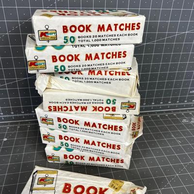 Boxes of Book Matches (8) 