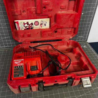 Milwaukee Cordless Drill Box with Charge Only. 