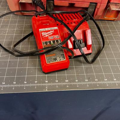 Milwaukee Cordless Drill Box with Charge Only. 