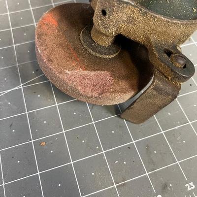 Knife Sharpening Stone, Hand Crank