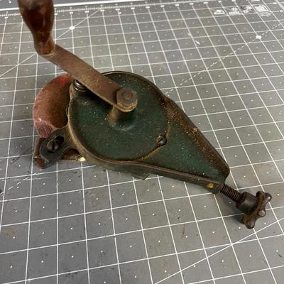 Knife Sharpening Stone, Hand Crank