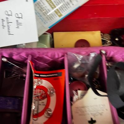 Sewing Kit Plus a Box of Buttons in the Box. 
