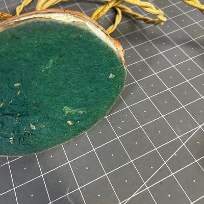 Vintage Abalone Shell Carved Lamp