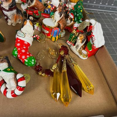 Sheltie Dog Christmas Ornaments 