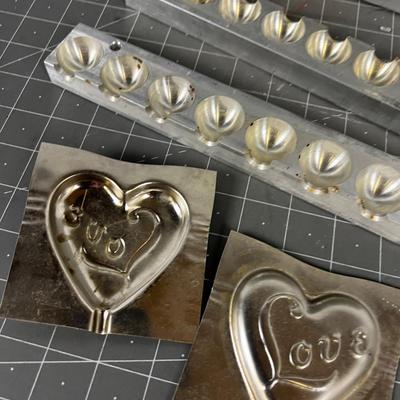 Sucker Molds Round and a Heart Shape too