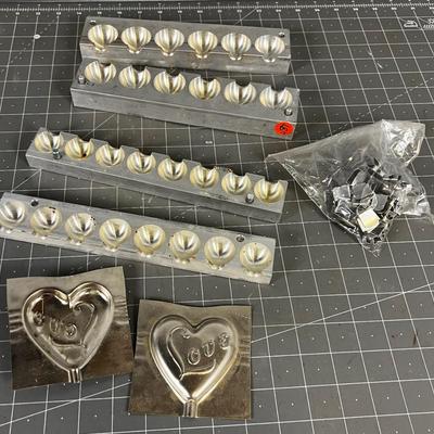 Sucker Molds Round and a Heart Shape too