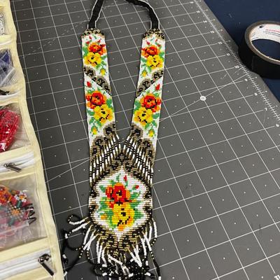 Hanging Jewel, All Beaded Work. 