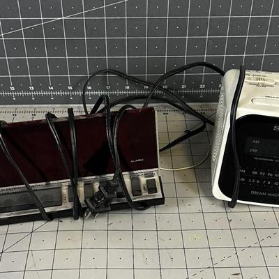 2 Vintage Digital Clocks