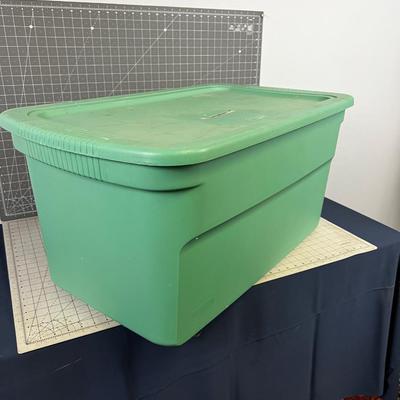 Large Green Tub of Autumn / Fall Decorations 