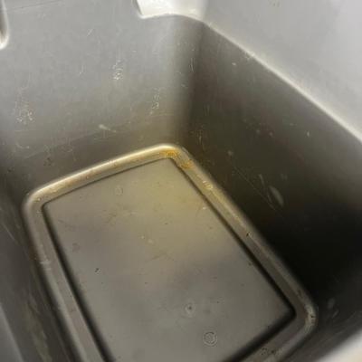 2 Grey Sterlite Tubs with Lids - 18 Gallon 